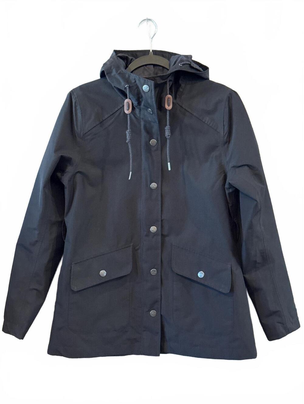 Pulse Black Hooded Jacket Size Small